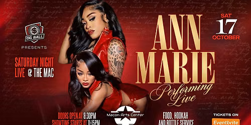 ANN MARIE LIVE AT THE MAC