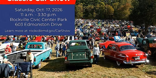 2026 Rockville Antique and Classic Car Show
