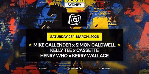\u2605 S.A.S.H Sydney x Revolver \u2605 Saturday 28th March \u2605