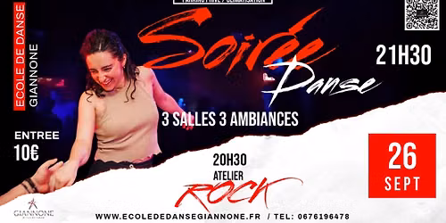 SOIREE 3 SALLES 3 AMBIANCES Giannone \u00e9cole de danse