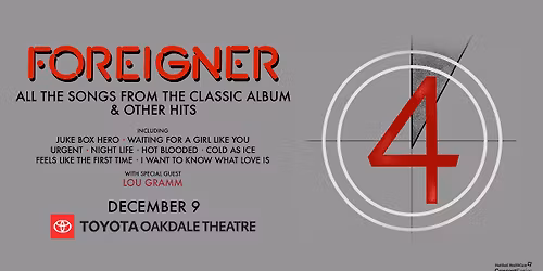 FOREIGNER 4 DELUXE TOUR