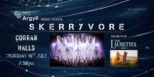 liveArgyll Presents: Skerryvore