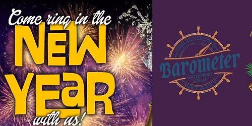 New Year's Eve at Barometer Waterfront Grille & Tiki Raw Bar