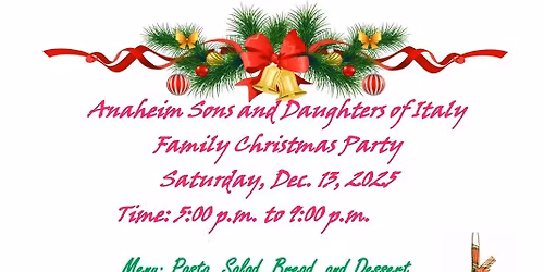 Family Christmas Party