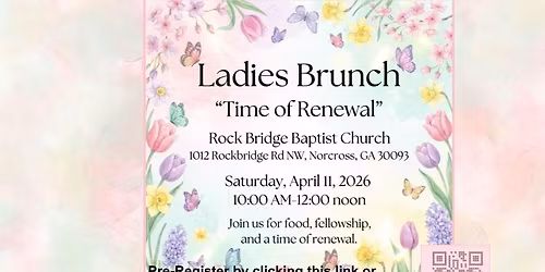 Ladies Brunch: A Time of Renewal