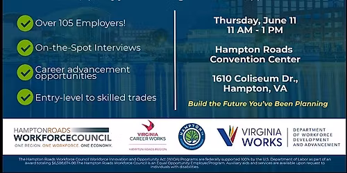 Hampton Roads Workforce Council 5th Annual Regional Job Fair