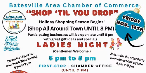 "Shop 'Til You Drop" & Ladies Night