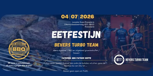 Eetfestijn Bevers Turbo Team