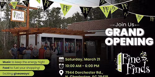 Fine Finds Grand Opening 