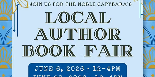Local Author Book Fair at The Noble Capybara (Chapter Two)