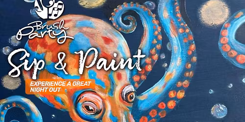 Join Brush Party with Jess to paint 'Tentacle Tango' in Sheffield