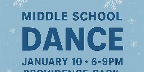 Middle school dance 2026