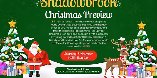 Shadowbrook Christmas Preview