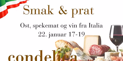 Smak & prat - ost, spekmat og vin fra Italia
