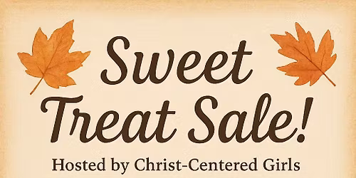Christ Centered Girls Bake Sale