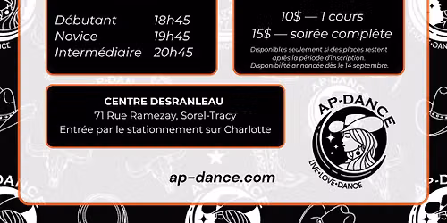 Danse Country \u2013 Lundis \u00e0 Sorel-Tracy | AP-Dance