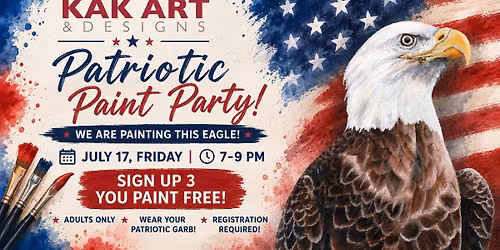 Paint Party - Patriotic Theme