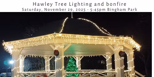 Hawley Tree Lighting and Bonfire
