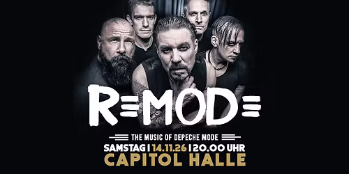 REMODE \u2013 The Music of Depeche Mode plus Aftershowparty