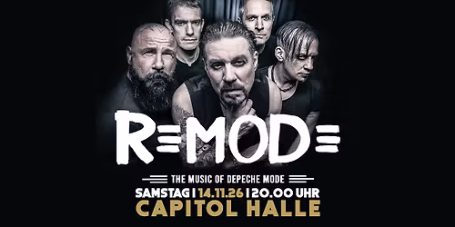 REMODE \u2013 The Music of Depeche Mode plus Aftershowparty