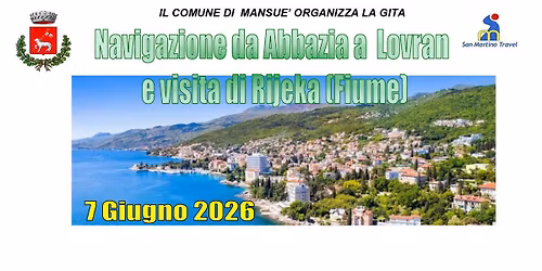 \ud83c\udf0a Navigazione da Abbazia a Lovran e visita di Fiume \u26f5