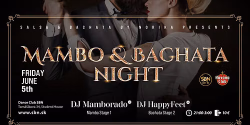 Mambo & Bachata Night — Salsa by Norika
