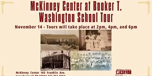 McKinney Center at Booker T. Washington School Tour Launch