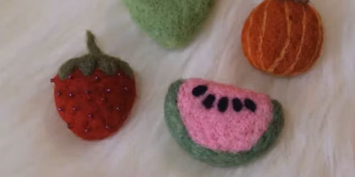 \ud83c\udf53Fruity Friends: Needle Felted Mini Magnets\ud83c\udf53