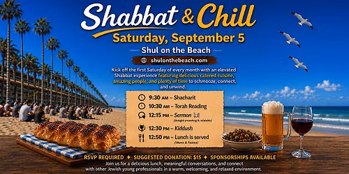 Shabbat and Chill Lunch at the Beach
