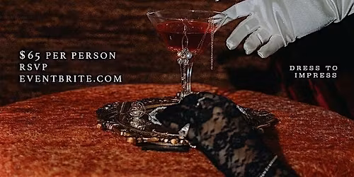 Black And White New Years Eve Dinner Party