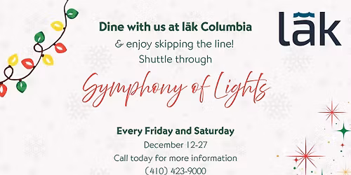 Symphony of Lights Dinner