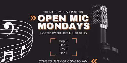 Open Mic with The Jeff Miller Band
