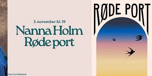 Nanna Holm p\u00e5 Odense Hovedbibliotek med R\u00f8de port