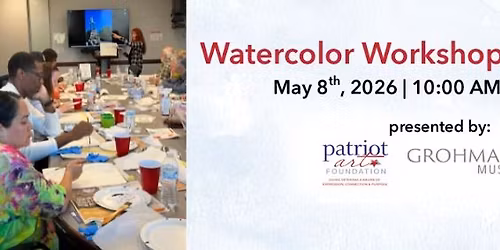 Watercolor Workshop for Veterans