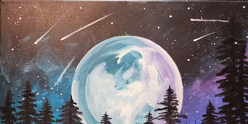 Paint and Sip Event: Full Moon Over the Pines