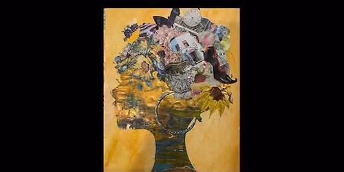 Mixed Media Collage: Woman Silhouette Workshop