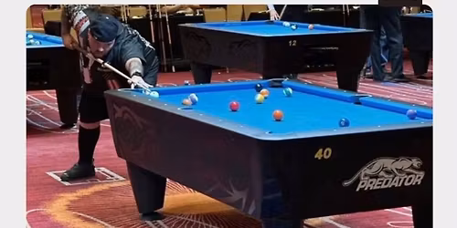 Anthony Clarkin 8 ball charity pool tournament