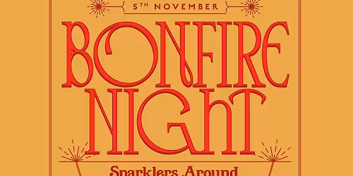 Sparklers around the fire pit - bonfire night