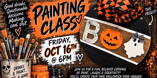 \ud83c\udf83 ECLECTIC CHAOS PAINTING CLASS \ud83c\udfa8