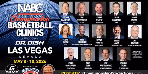 NABC Championship Basketball Clinic LAS VEGAS - #1 Basketball Clinic in the World!