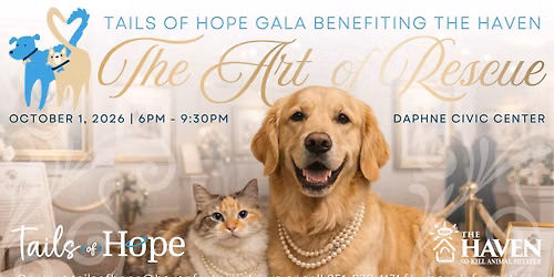 \ud83d\udc3e\ud83c\udfa8 2026 Tails of Hope Gala: The Art of Rescue \ud83c\udfa8\ud83d\udc3e