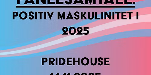 Panelsamtale: Positiv maskulinitet i 2025