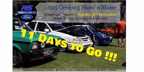 2025 Show'n'Shine - Geelong Transvaal Square