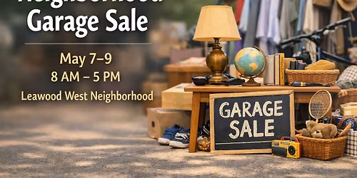 Leawood West Annual Neighborhood Garage Sale