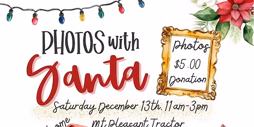 Pictures with Santa and barnyard friends