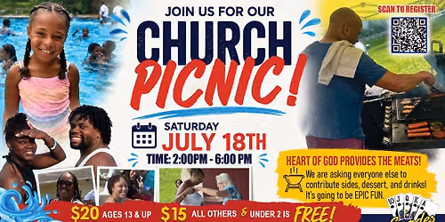 07\/18 CHURCH PICNIC @ SANATOGA SWIM CLUB