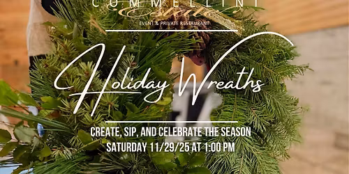 Saturday Holiday Wreath Workshop