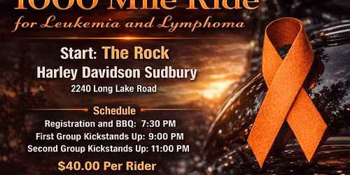 1000 mile ride for leukaemia and lymphoma 