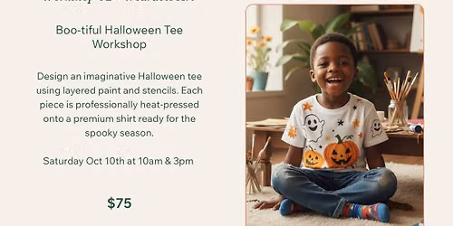 Boot-tiful Halloween Tee Workshop