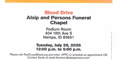 Blood drive